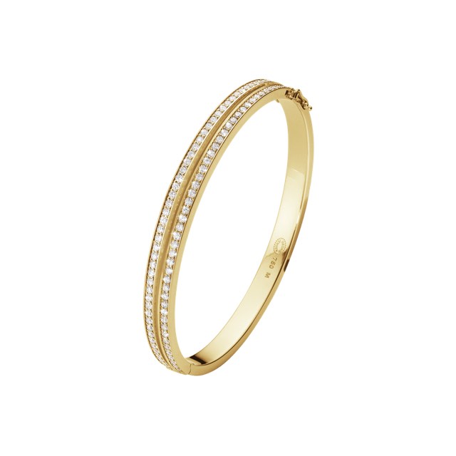 HALO BANGLE Armbånd Diamant PAVE 1.83 ct Guld