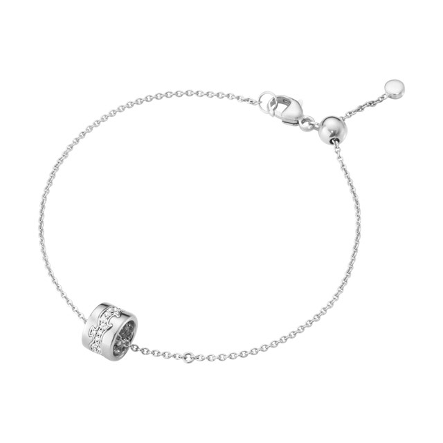 FUSION Armbånd Hvidguld CENTRE PAVÉ 0.11 CT