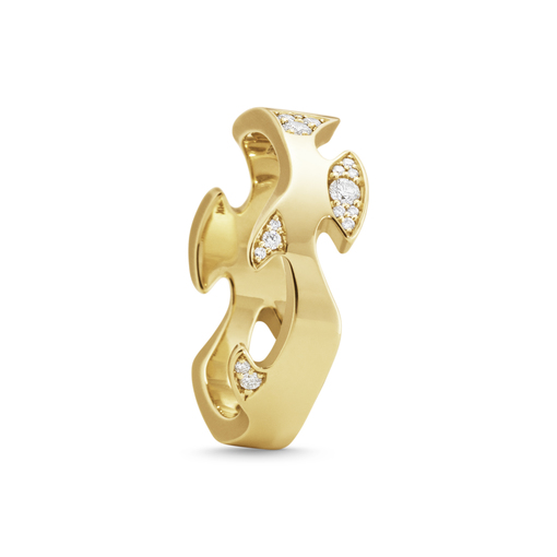 FUSION CENTRE Ring Diamant (Guld)