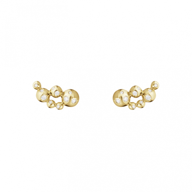 GRAPE Ørering Guld DIAMOND 0.14 CT