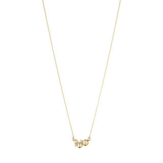 GRAPE PENDANT/Halskæde Guld DIAMOND 0.09 CT