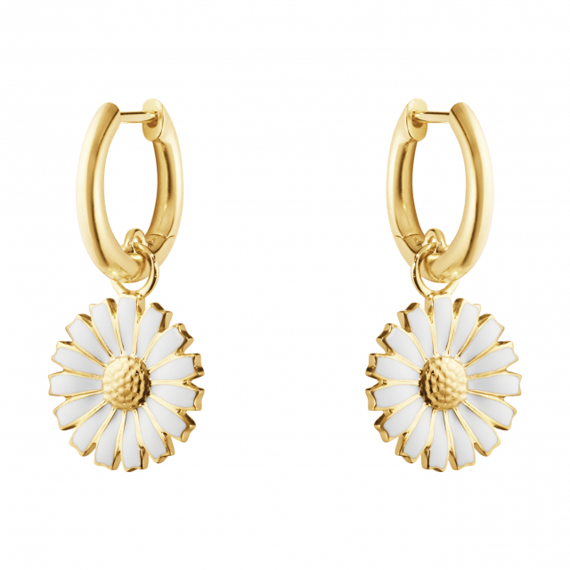 DAISY Øreringer gold plated