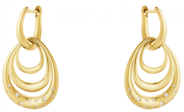 Offspring Earrings Gold 0,08ct