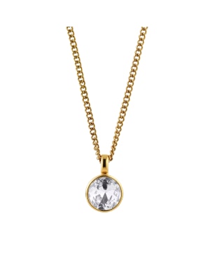 ETTE Guld CRYSTAL Halskæde