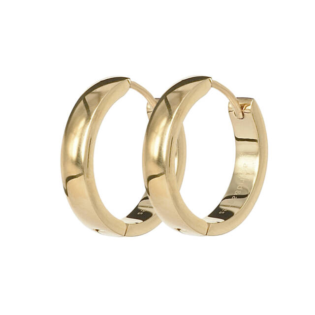 KLARA 20 mm Øreringe Guld