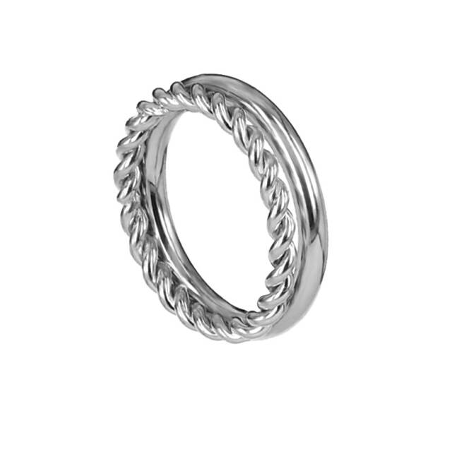 TWIST Stål ring