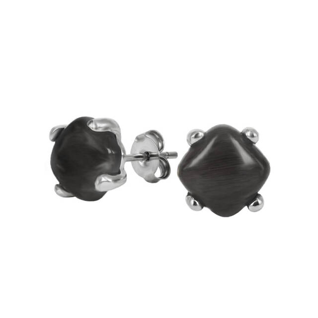 VICTORIA Øreringe Stål/Gray