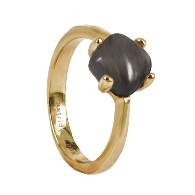 VICTORIA Guld/Gray ring