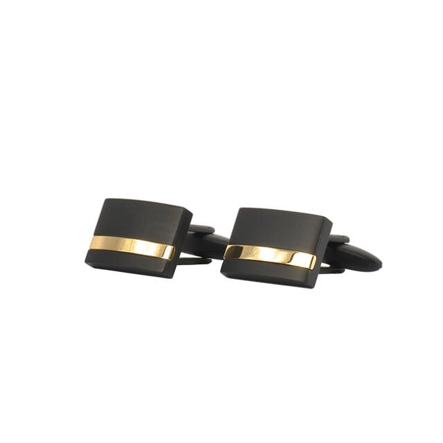MOLTAS manschettknappar Sort/Guld