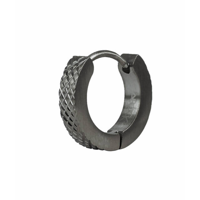 PLEX Øreringe Gun Metal