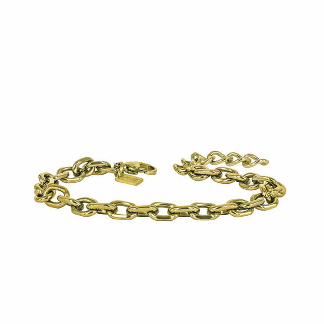 CHARLIE Chain Armbånd Blankt Guld