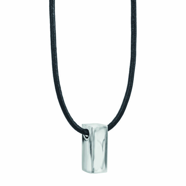 TIM Leather Halskæde Stål