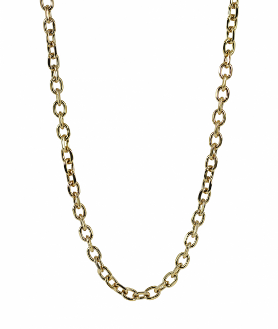 CHARLIE Chain 7 mm Halskæde Guld