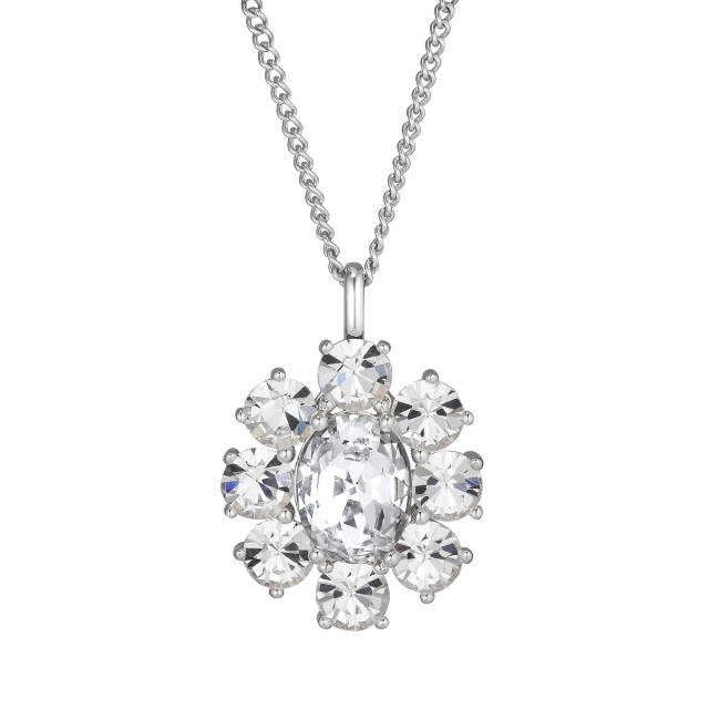 CLAUDIA Sølv CRYSTAL