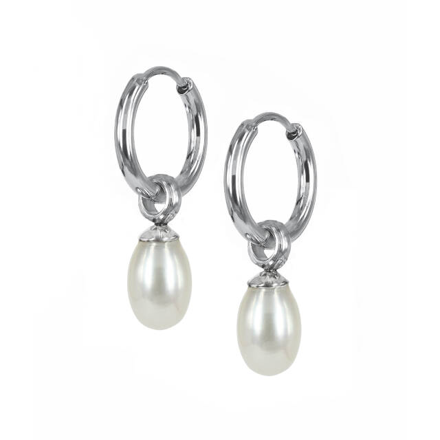 PALMA Øreringe Stål