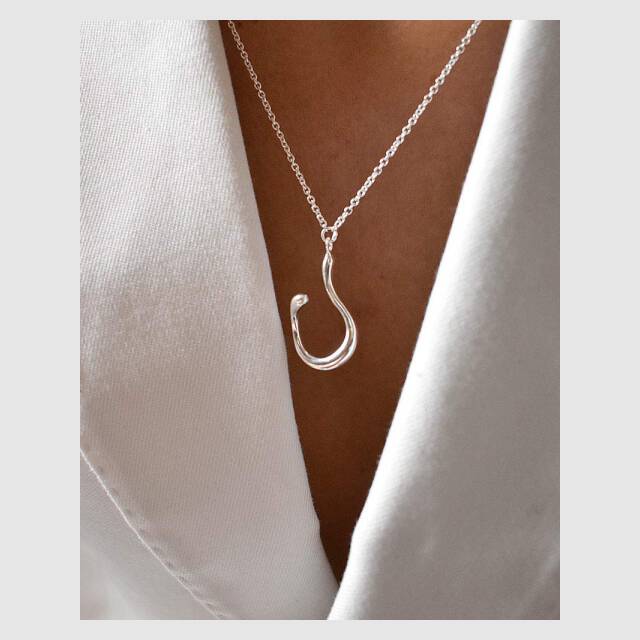 Breeze small Halsketten Sølv