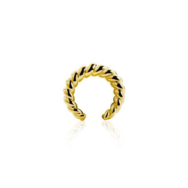 Twisted EarCuff Ørering (guld)
