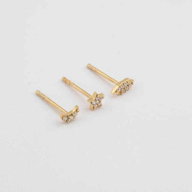 Mini Ørering Collection Cosmos Gold