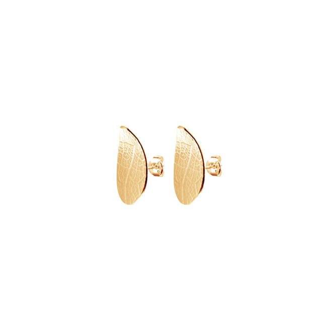 Leaf drop Ørering fixed guld