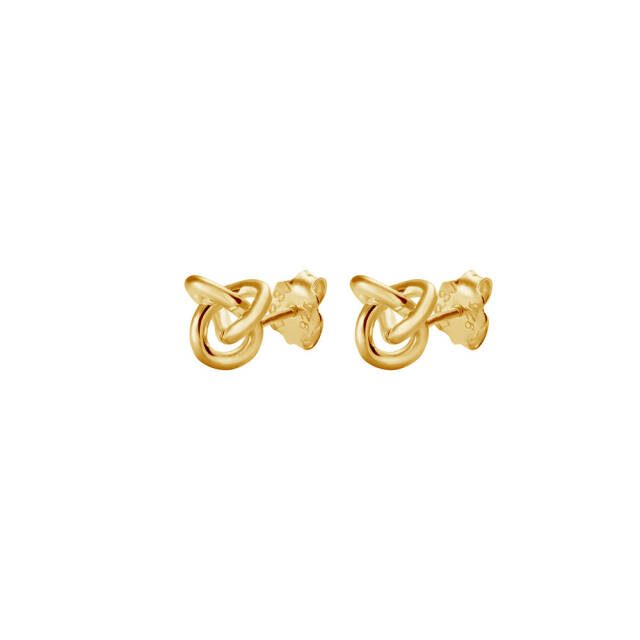 Le knot drop Ørering guld