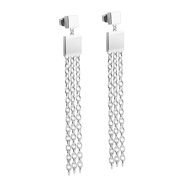 Fringe Ørering Sølv