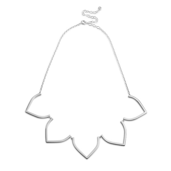 Petal Grand Halskæde Sølv 38-46 cm