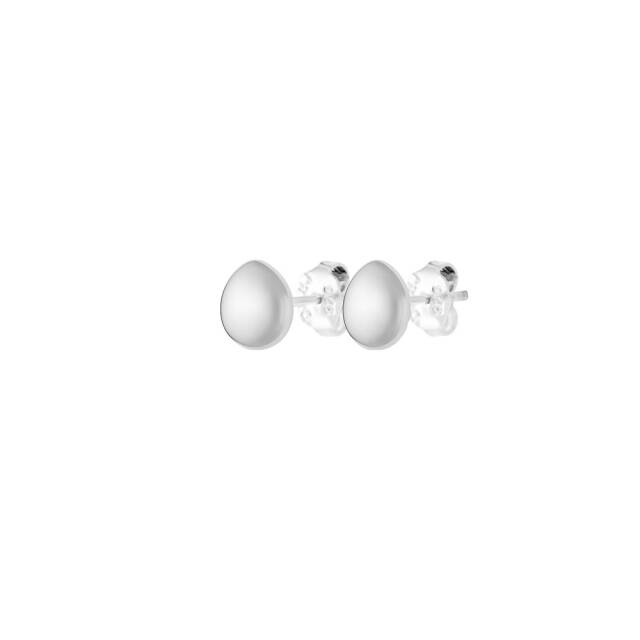 Stardust drop Ørering polished Sølv