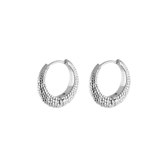 Stardust hoops Sølv