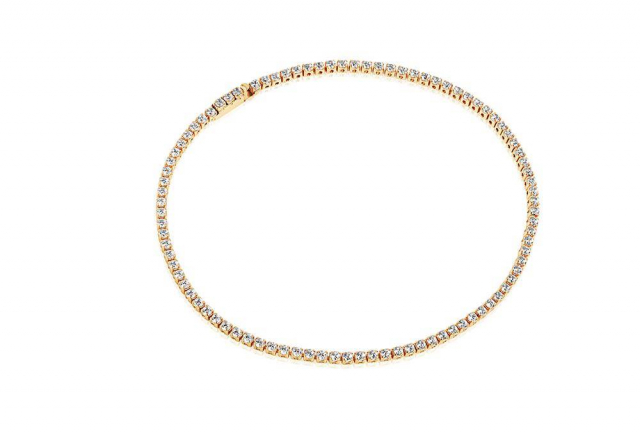 ELLERA Armbånd hvide Zirkoner (guld)