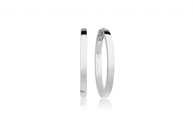 ELLERA PIANURA X-GRANDE Ørering (Sølv)