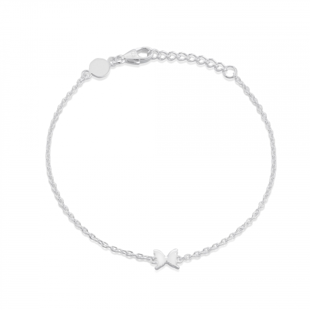 Petite papillion  Bracelet Silver