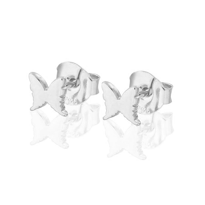 Petite papillion  Earrings Silver i gruppen Øreringe / Sølvøreringe hos SCANDINAVIAN JEWELRY DESIGN (s109)