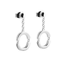 Linked Circle Ørering Sølv i gruppen Øreringe / Sølvøreringe hos SCANDINAVIAN JEWELRY DESIGN (s121)