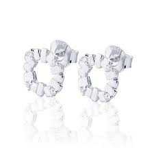 Bricks explosion mini Earrings Silver i gruppen Øreringe / Sølvøreringe hos SCANDINAVIAN JEWELRY DESIGN (s140)