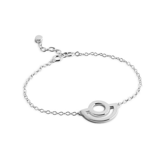 Arc Armbånd Sølv i gruppen Outlet / Armbånd hos SCANDINAVIAN JEWELRY DESIGN (s222)