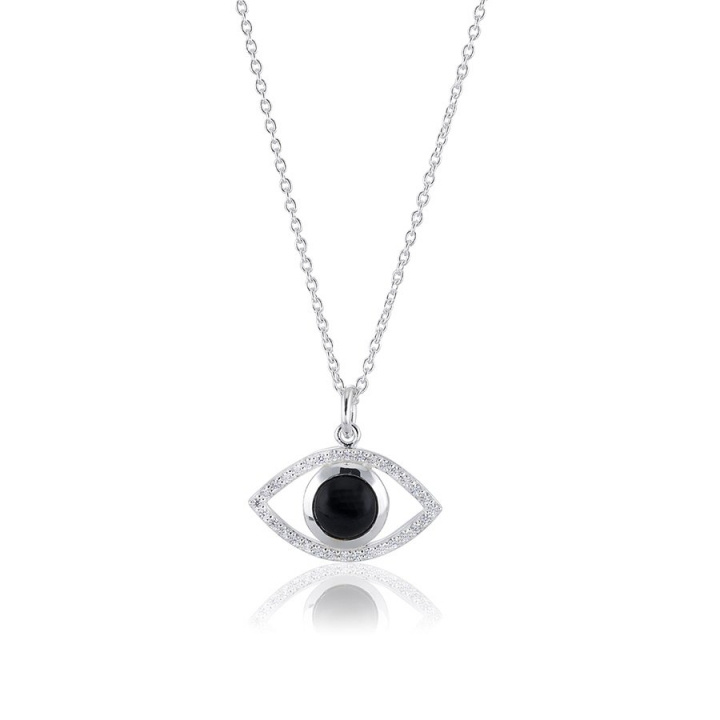 Devine eye Necklace  Silver i gruppen Halskæde / Sølvhalskæde hos SCANDINAVIAN JEWELRY DESIGN (s235)