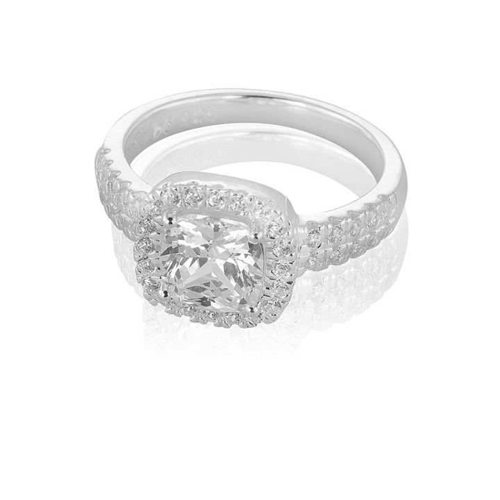 Glamorous Ring Silver i gruppen Ringe hos SCANDINAVIAN JEWELRY DESIGN (s307-R)