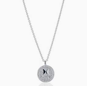 Lycka Necklace Silver i gruppen Halskæde / Sølvhalskæde hos SCANDINAVIAN JEWELRY DESIGN (s374)