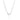 Mini Peace Halsketten Silber 42-45 cm