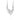 Crystal Rain Collier - Clear Halsketten Silber