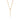 Ring Chain & Stars Halsketten Gold