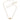 Love Knot & Stars Halsketten Gold 42-45 cm