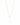Forget-Me-Not Necklace Goldplated Silver