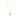 DAISY Hängeschmuck Goldpläterat sterlingSilber medium WHITE ENAMEL 11 MM Diamant 0.05 ct 40 cm