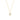 DAISY Hängeschmuck Goldpläterat sterlingSilber medium WHITE ENAMEL 11 MM Diamant 0.05 ct 40 cm