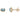 Love Bead - Topaz Ohrring Gold