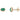 Love Bead - Green Agate Ohrring Gold