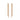 Essence small tassel ear Gold/champagne-Onesize