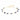 Capri stone charm brace gold blue