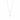 Wish pendant neck 42 Silber/clear-42cm